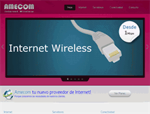 Tablet Screenshot of amecom.com.ar